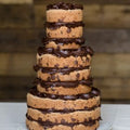 tiered cookie cake