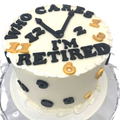 Who Cares What Time It Is? Retirement Cake