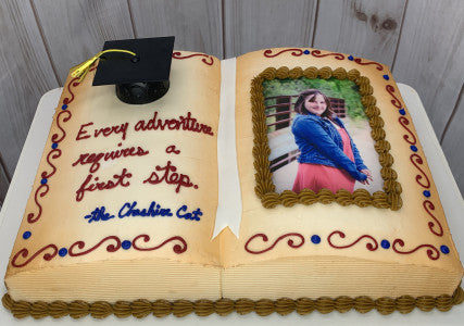 Graduation Book Cake