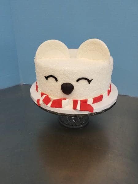 Holiday Polar Bear Cake