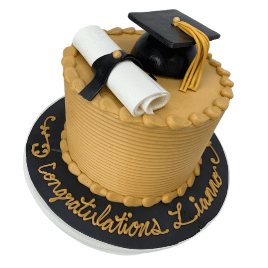 simple graduation cake