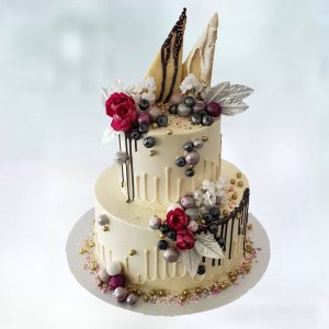 Gravity Defying Drip Cake