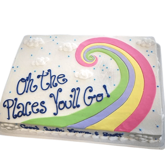 Graduation sheet cake that's unique