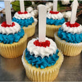 4th of July Fire Cracker Cupcakes