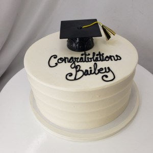 Simple Graduation Cake